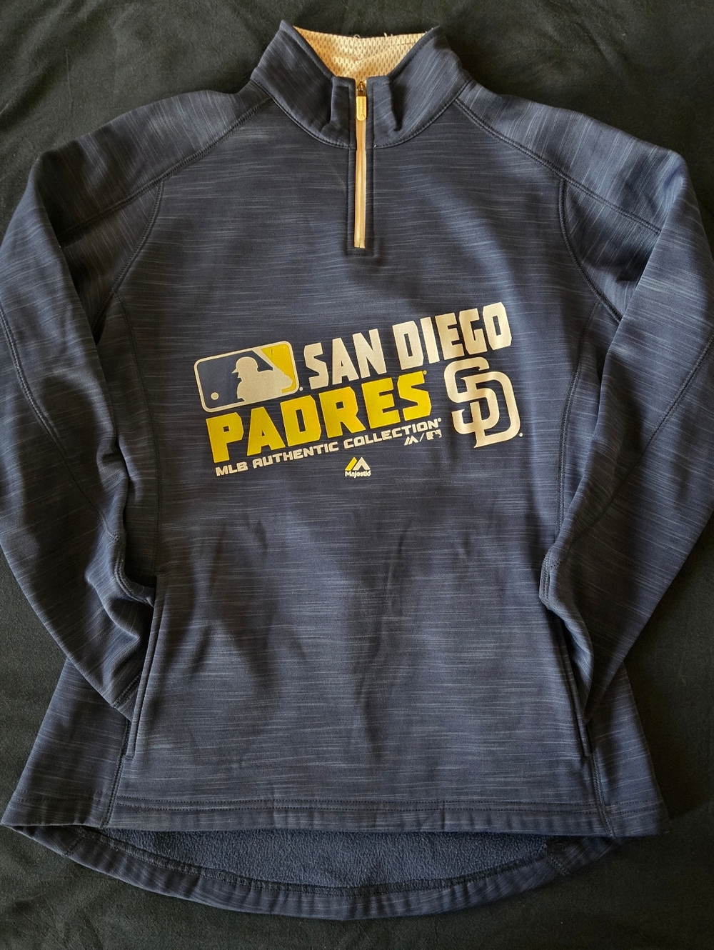 Majestic San Diego Padres Women,s Quarter-Zip Pullover